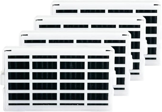 4 Pcs Refrigerator Air Filter for Whirlpool WRF736SDAM12, WRF736SDAM13, WRF736SDAM14, WRF560SMHZ00, WRF560SMYB04, WRF560SMYM00, WRF560SMYM04, WRF560SMYM05, WRF560SMYW05, WRF736SDAB13, WRF736SDAB14