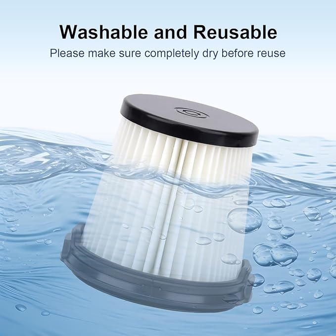 IW3511 BU3521 Filters Replacement Part For Shark IW3511 IW1111 IW1120 Detect Pro Lightweight Cordless Stick Vacuum Cleaner and Shark BU3523 Clean Empty Auto-Empty System Portable Handheld Vacuum,8Pcs