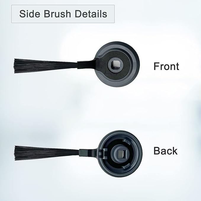 Tivcroxs 20 Pack Replacement Parts for Shark ION AV751 R85 RV850 S86 S87 S88 R71 R72 R75 RV761 RV771 RV871 AV752 AV753 Robot, 2Main Brush&5Filters&10Side Brushes&2Pre-Filter&1Brush Protect Guard