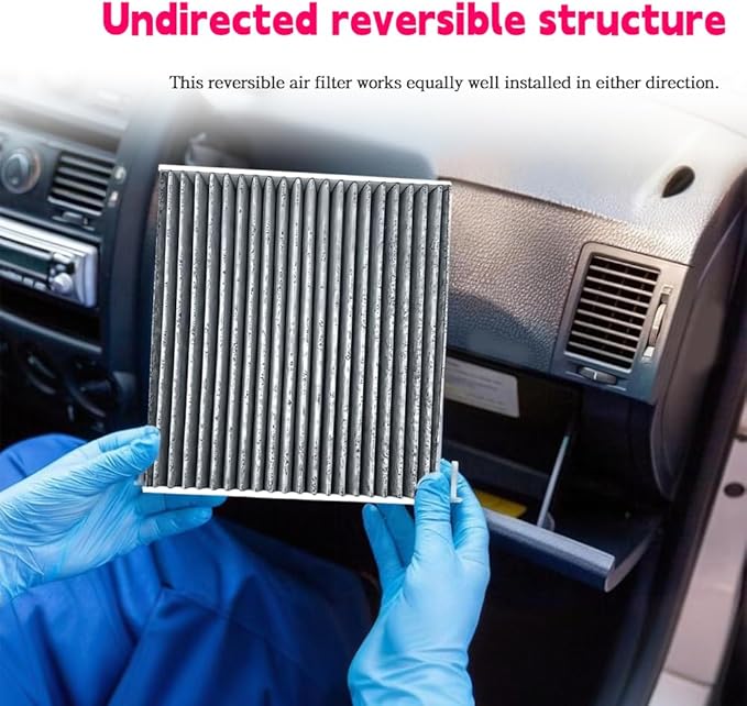 Cabin Air Filter, Automotive Replacement Air Filters with Activated Carbon, for CF10285