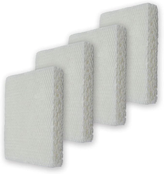 PUREBURG HFT600 Replacement Humidifier Wick Filters Compatible with Honeywell HFT600 Fits HEV615 and HEV620 Series Top Fill Tower humidifier,Filter T, 4-Pack