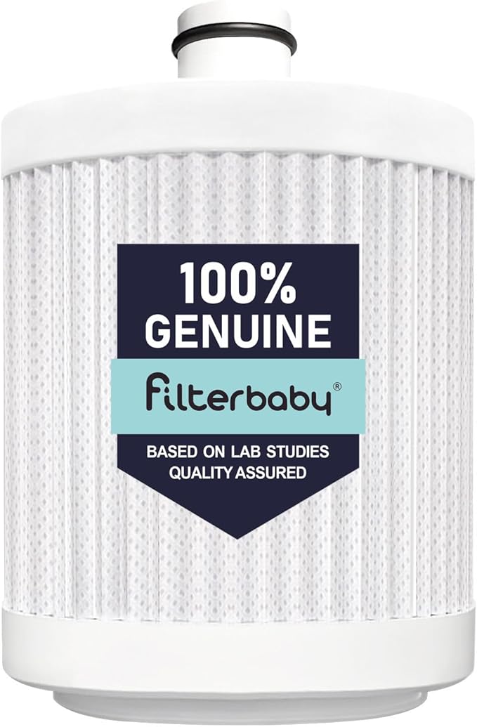 Filterbaby Genuine Official Diamond & Signature Shower Filter Refill, NSF Standards Replacement, Reduces up to 99% Chlorine, Lab Tested for Chloramine, Certain Heavy Metals & 40+ Contaminants, 1 Pack