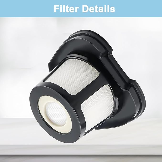 2284w Vacuum Filter Replacement for Bissell Pet Hair Eraser Hand Vacuum 2284W, 2390A, 2390, 2389, 2579, Part # 1614212, 1614203, 1614204, 6 Vacuum Filters, 6 Foam Filters