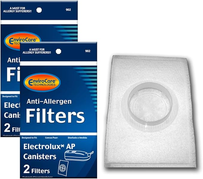 EnviroCare Replacement Premium Vacuum Filters for Electrolux AP Canisters 4 Pack