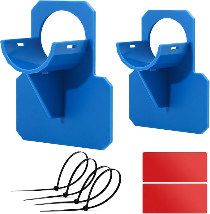 Holders for Above Ground Pool Hoses, Swimming Pool Hose Holders for Keeping Hoses Fixed, Pool Filter Hose Holders 2 Pcs (Blue)