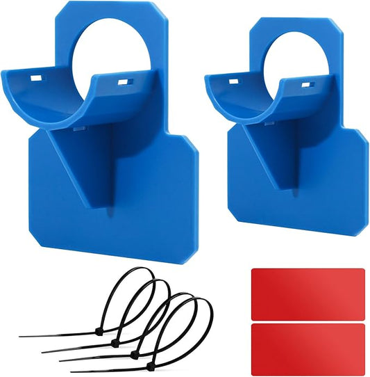 Holders for Above Ground Pool Hoses, Swimming Pool Hose Holders for Keeping Hoses Fixed, Pool Filter Hose Holders 2 Pcs (Blue)