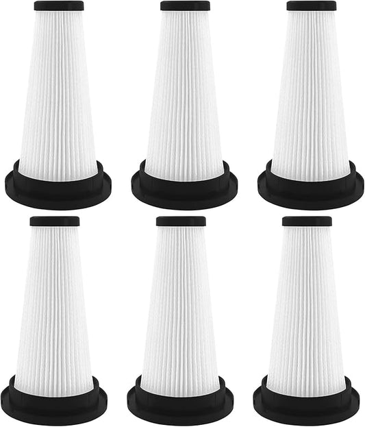 6 Pack HEPA Filters Replacement for MBYULO Cordless Vacuum Cleaner, Compatible with SUXIANGVAC Cordless Vacuum A27, Fits VOKENE& VICEASE& OIRFND A27& TITIPOY A27 Series