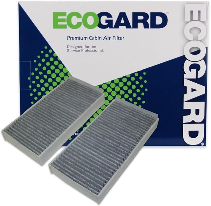ECOGARD XC10389C Premium Cabin Air Filter with Activated Carbon Fits 2014-2024 Mini Cooper, 2017-2024 Cooper Countryman, 2016-2024 Cooper Clubman, 2020-2024 BMW 228i xDrive Gran Coupe