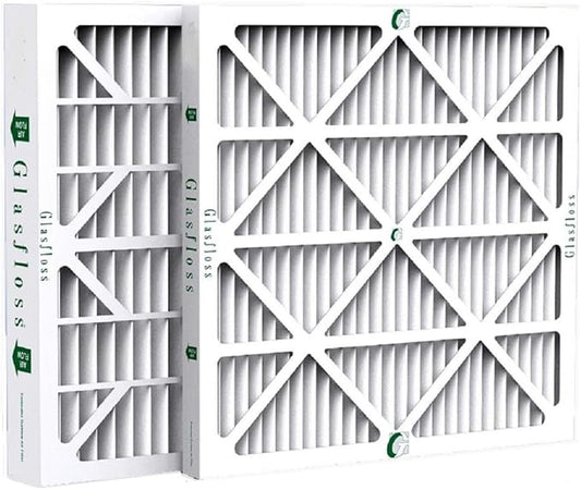Glasfloss ZL 16x25x2 MERV 10 AC & Furnace Filters. 12 Pack. Actual Size: 15-1/2 x 24-1/2 x 1-3/4