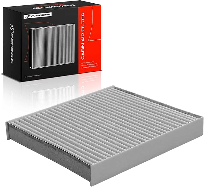 A-Premium Cabin Air Filter with Activated Carbon Compatible with Infiniti, Nissan & Mitsubishi Models - Altima, Maxima, Murano, Sentra, FX35, FX45, G35, Lancer, Outlander