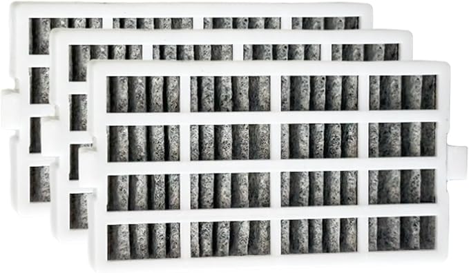 3 Pcs Refrigerator Air Filter Replacement Fit for Whirlpool WRV986FDEM01, WRV996FDEE00, WRV996FDEE01, WRV996FDEE02