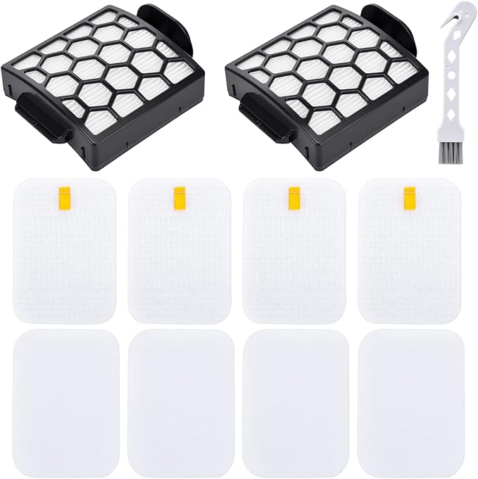 ZU102 ZU100 Filter Replacement for Shark Zero-M Self-Cleaning Brushroll Pet Pro ZU60 ZU62 ZU62C Navigator Pet Plus NV150 NV151 NV251 and Rotator NV255 Upright Vacuum, Part # 1238FT60 & 1239FT60