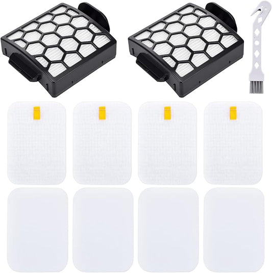 ZU102 ZU100 Filter Replacement for Shark Zero-M Self-Cleaning Brushroll Pet Pro ZU60 ZU62 ZU62C Navigator Pet Plus NV150 NV151 NV251 and Rotator NV255 Upright Vacuum, Part # 1238FT60 & 1239FT60