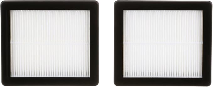 ProTeam 107315 HEPA Replacement Filter Twin Pack, HEPA Media Vacuum Filter , White