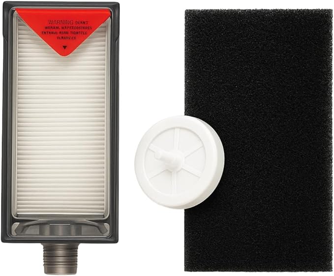 Nispira Replacement Filter Kit for Invacare Sound Reduce Part 1131249 Cabinet Inlet HEPA For Perfecto2, Perfecto2V, PerfectoW, Platinum 5 10, 1 Set