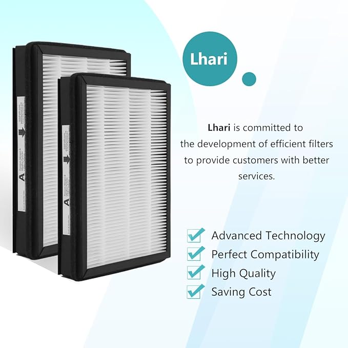 Replacement Filter A Size Filter, Compatible with Filtrete FAP-C01-A and Idylis AC-2119, IAP-40-140, IAP-10-150 Devices, Allergen Odor Removal, 2 Pack