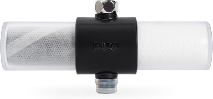 Weddell Duo Shower Filter – NSF Certified Shower Filter for Chlorine Reduction, Lead-Free, Easy Installation, Award-Winning Filter for Healthier Hair & Skin (Black)