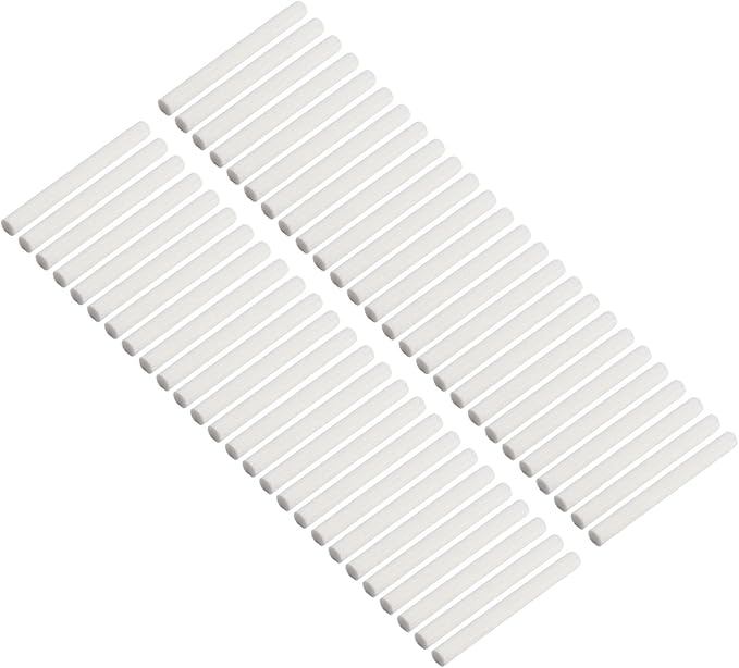 50 Piece Pack Replacement Filter Sponges for Car Essential Oil Diffuser Humidifier Refill Compatible with Vehicle Air Vent Aroma Units