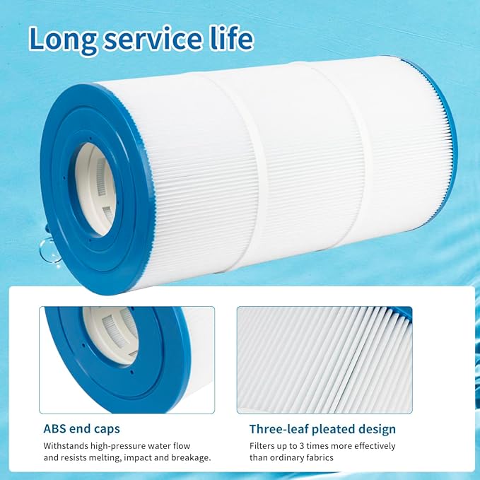 PA90 Pool Filter Cartridge Compatible with Hayward C900, CX900RE, osi-Clear PXC-95, Ultral-B6, PP-B6,Unicel C-8409, Filbur FC-1292, 90 sq.ft Cartridge 4 Pack