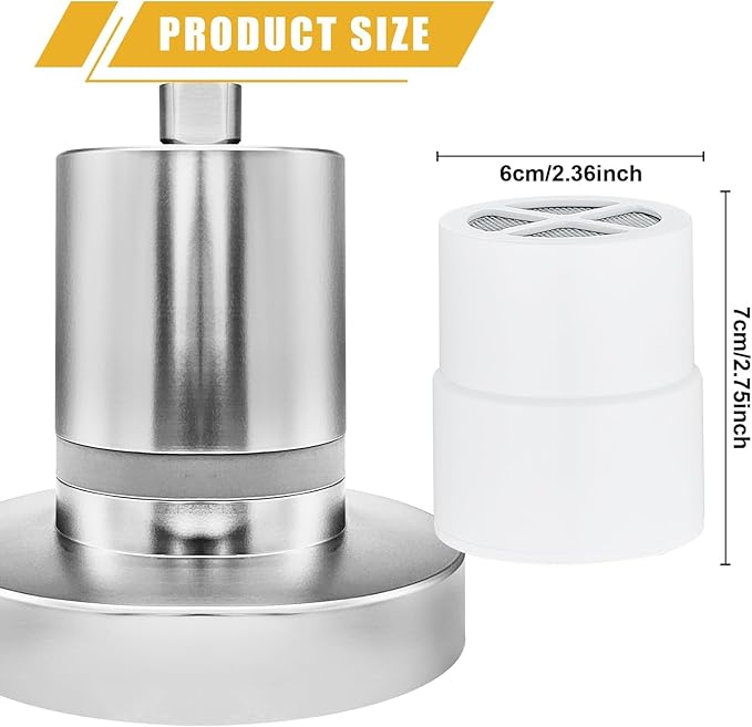 Replacement Cartridges Compatible with Jolie Shower Head Filter- Water Purification Filters (4 pcs)