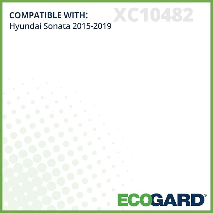 ECOGARD XC10482 Cabin Air Filter Fits 2015-2019 Hyundai Sonata (Pack of 6)