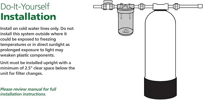A. O. Smith Single-Stage Whole House Water Filter with Filter Replacement Timer for Sediment Reduction - Large Capacity - DIY Installation - Easy Filter Replacements