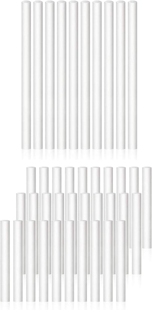 Pack of 40 Humidifier Cotton Filter Sticks Replacement Refills Wicks for USB Diffusers Office Humidifiers Accessories Quiet Humidifiers