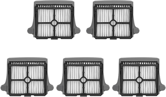 Filters Kit,Compatible For Tineco Floor One S6 / S7 Pro / S7Combo / S7Flashdry / SwitchS7/ S7,Steam Vacuum Cleaner Accessories Replace(5pcs Set)
