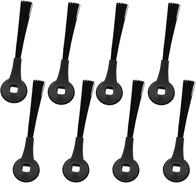 Side Brush Compatible with Shark IQ Robot AV2511AE RV1001AE(R101AE) AV2501AE RV2502AE AV911S EZ R101 RV1000 RV1012AE RV1001AE AV1010AE RV1000 AV2501S Vacuum Cleaner Brush Replacement Parts-8Pack
