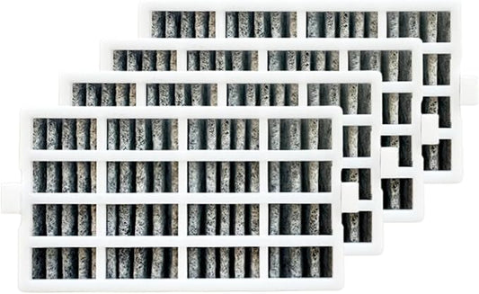 4 Pcs Refrigerator Air Filter Replacement for KitchenAid KRMF706ESS00, KRMF606ESS01, KRMF706EBS00, KRMF706EBS01, KRMF706EBS04, KRMF706ESS01, KRMF706ESS02, KRMF706ESS04, KFIS29BBBL00, KFIS29BBBL01