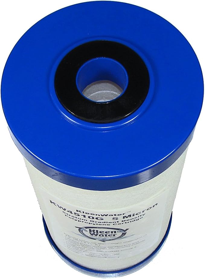 KleenWater KW4510G Dirt Rust Sediment Filter Multi-Pack, Whole House Water Filter Replacement Cartridge, Set of 4, PWFRG357 O-Ring, Qty 1