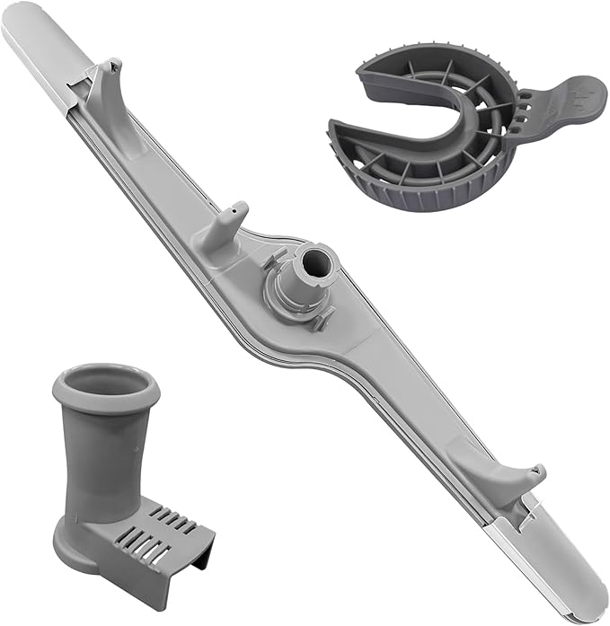 154568002 Dishwasher Lower Spray Arm -Complete with 5304518968 Support & 5304506518 Filter-Compatible with Frigidaire Electrolux Dishwasher Bottom Lower Spray Arm 5304517203 154250901 154414101