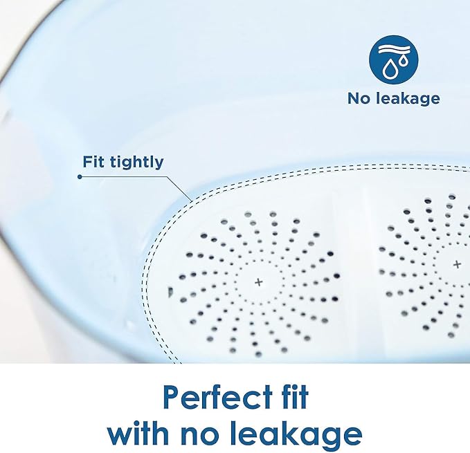 [Original] Waterdrop PF-01A Water Filter Replacement for Waterdrop Pitcher Filtration System, NSF Certified, Reduces Lead, PFAS, PFOA/PFOS, Chlorine, Last Up to 3 Months or 200 Gallons, 2 Pack