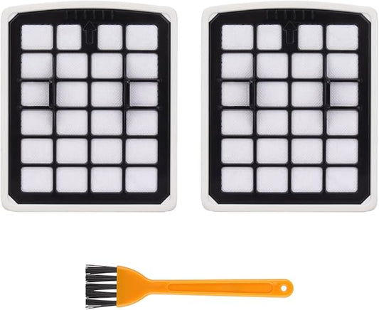 Replacement Filters Compatible with Eureka NEN180 NEN186BL Bagless Canister Vacuum Cleaner - Dust Cup Filters Accessories Part, 2 Pack
