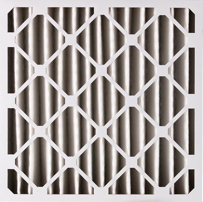 Nordic Pure 20x20x4 (Actual Size: 19 1/2 x 19 1/2 x 3 5/8) Pleated Air Filters MERV 15 Plus Carbon 1 Pack