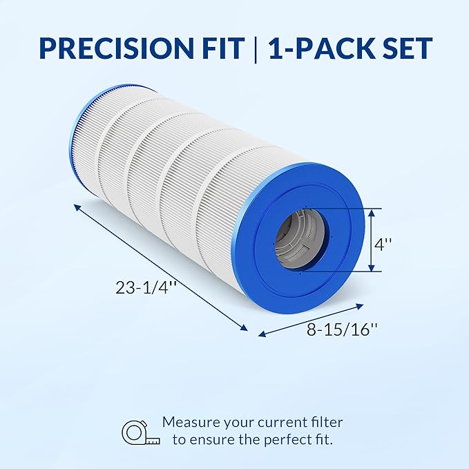 Pool Filter Cartridge, 5oz Trilobal Heavy-Duty Fabric, Ultra Series, Compatible with Hayward Star-Clear Plus C1200, Replacement for CX1200RE PA120, 120 Sq. Ft. (8.9" Dia)