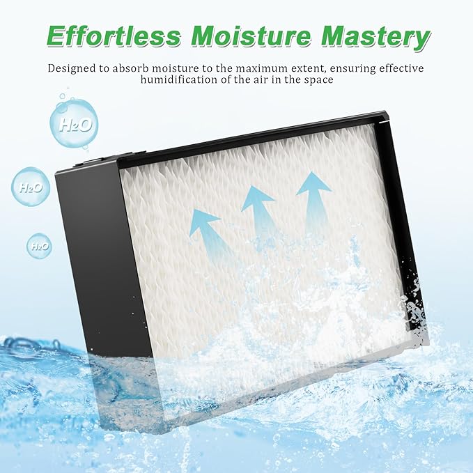 3 Pack 1045 Super Wick Humidifier Filter Replacement Compatible with 1045 Air-care Essick Humidifier Model H12300/H12300HB/H12400/H12400HB/H12600/H12600/H12001/H12AEUO/H12AUKP