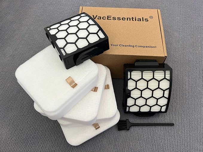 Filter Replacement for Shark LA555 LA502 LA300 LA301 LA322 LA360 LA401 LA455 LA702 Rotator Lift-Away ADV DuoClean PowerFins Upright Vacuum, Part XFFK320 & XHF320, 2 HEPA+4 Foam Felt Filters