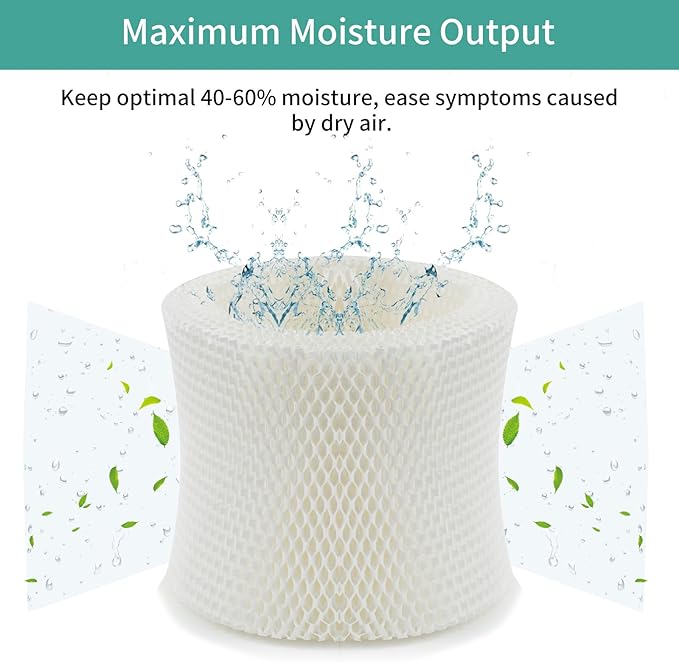 4-Pack MAF2 Humidifier Filter Compatible with Aircare MA0800, MA0600, Kenmore 17006, 15408, Esscik Air MiostAIR MA0800, MA0600