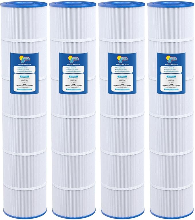 In The Swim Standard Pool Filter Cartridge 4-Pack Replacement for Jandy CL580 Filter
