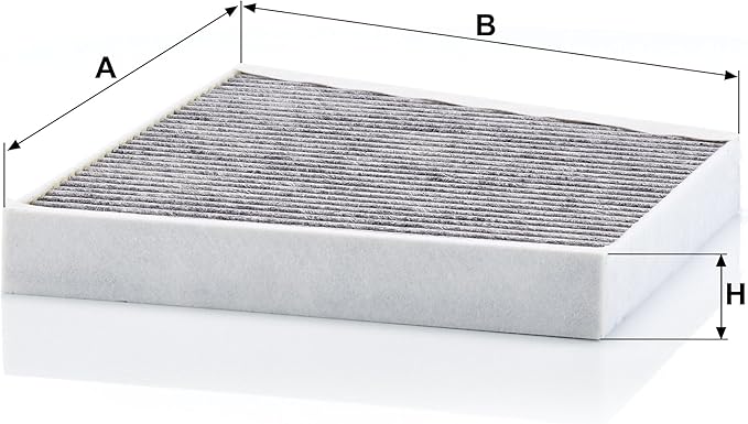 Mann Filter CUK 3172 Automotive Cabin Air Filter with Activated Carbon, Car & Truck Passenger Compartment OEM Filter Replacement for Mercedes Benz: E350, E320, CLS550 and more