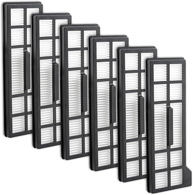 (6 Pieces) X10 Pro Omni HEPA Filter Compatible with EUFY X10 Pro Omni Robot Vacuum Cleaner Filter Accessories