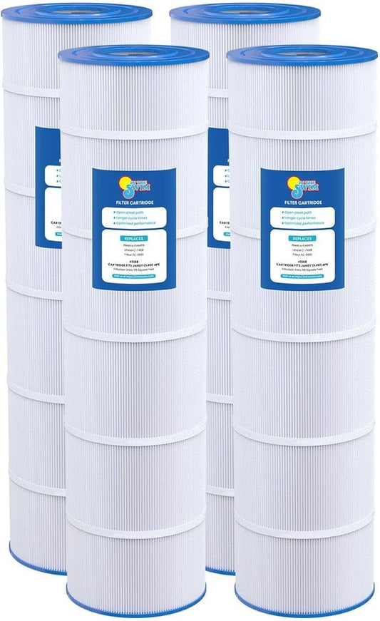 In The Swim Standard Pool Filter Cartridge 4-Pack Replacement for Jandy CL460 Filter