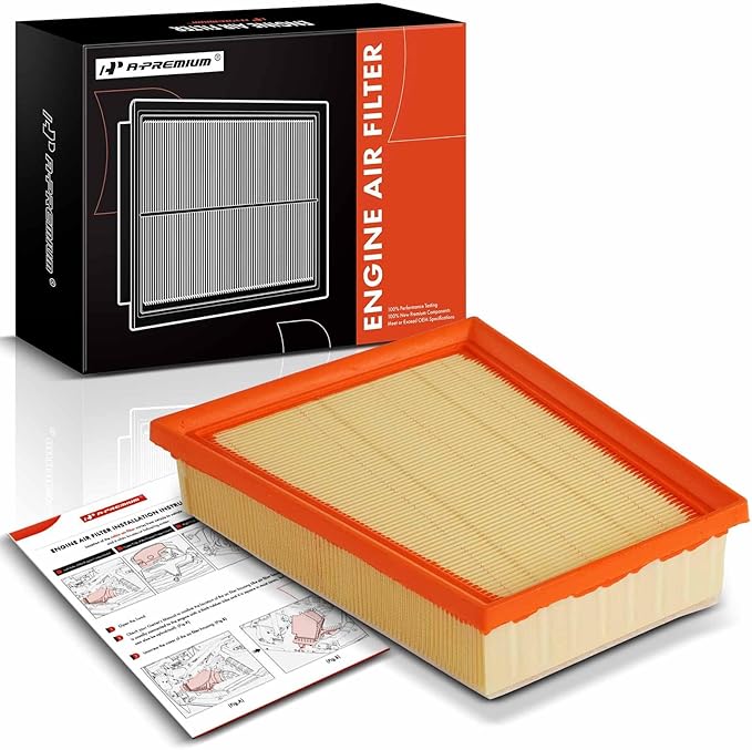 A-Premium Engine Air Filter Compatible with Chevrolet Trax 2024, Trailblazer 2021-2023 & Buick Encore GX 2020-2024, 1.2L 1.3L, Replace# 42712666, A21546