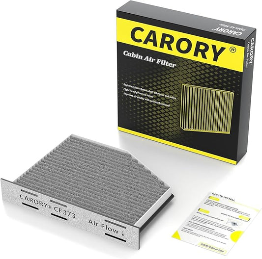 CARORY Cabin Air Filter w/Activated Carbon for VW Golf 2004-2018, Jetta 2005-2019, Tiguan 2008-2017 & Tiguan Limited 2018, Passat 2005-2018, CC 2009-2020, Audi A3 2004-2015 and More