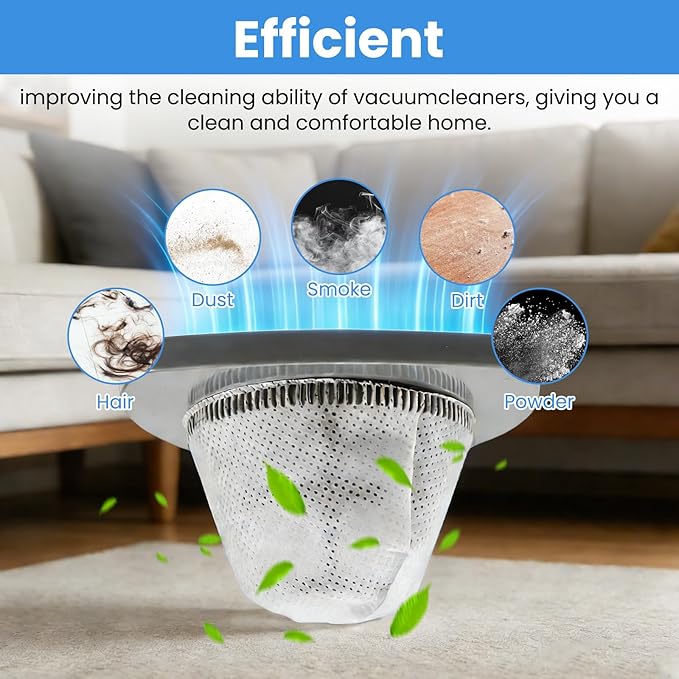 5 Pack 2033 Vacuum Replacement Filter Compatible with Bissell Featherweight Stick Lightweight Bagless Vacuum 20331 20333 20334 20336 20339 2033M, Replace No.1611508