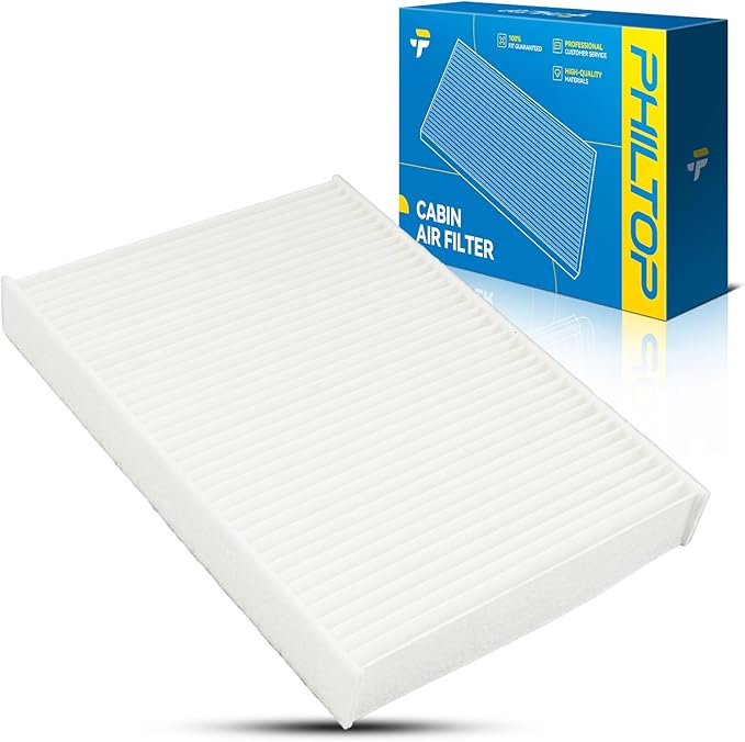 PHILTOP HEPA Cabin Air Filter w/Activated Carbon, Compatible with CF12964 Toyota Tundra 2022-2026, Tacoma, Sequoia, Land Cruiser, 4Runner, Lexus GX550, LX600, LX700h, Filter Up Dust Pollen Odor