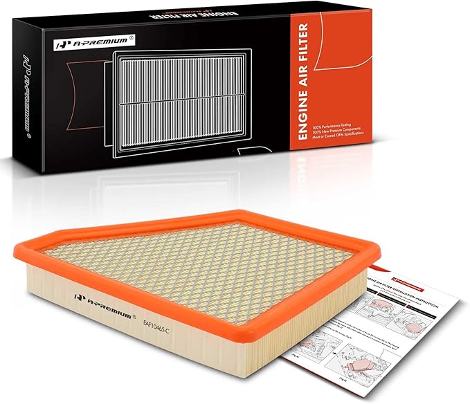 A-Premium Engine Air Filter Compatible with Chevrolet Equinox & GMC Terrain, 2010-2017, Flexible Panel, Replace# 25899727