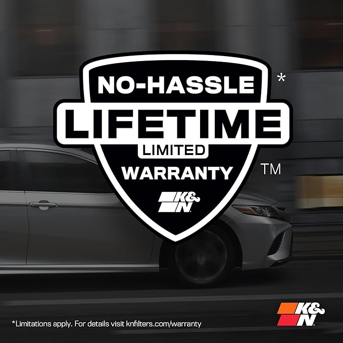 K&N High-Flow Original Lifetime Engine Air Filter: Increase Power: Premium, Washable: Compatible with 2007-2015 Acura/Honda: TL, TSX, Accord, Crosstour, 33-2403
