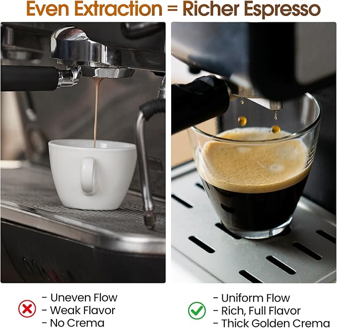 Coffee Single Cup Filter Basket Compatible with Ninja Luxe Cafe Accessories ES601 ES701, Stainless Steel Coffee Pressurized Porous Filter(Single)